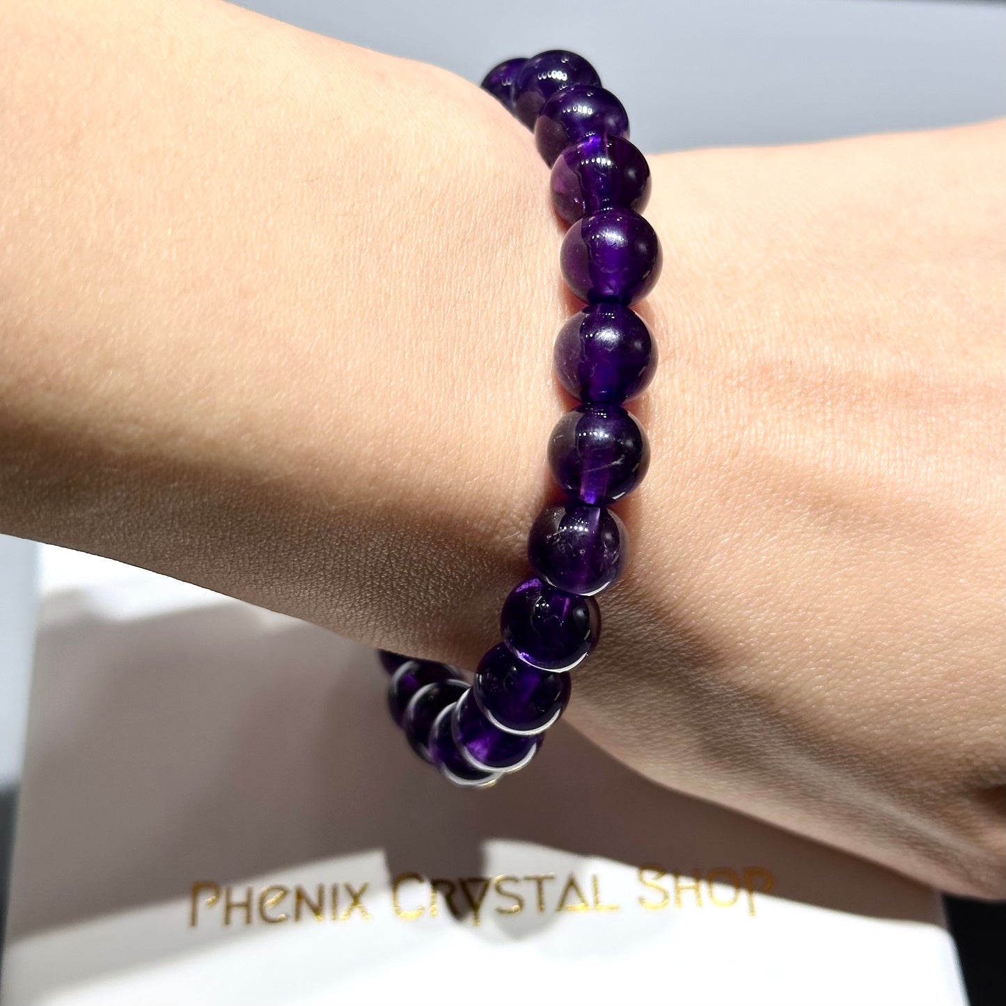 Amethyst Bracelet 烏拉圭紫晶手串 | 手串 bracelet | 細節特寫 close up detail