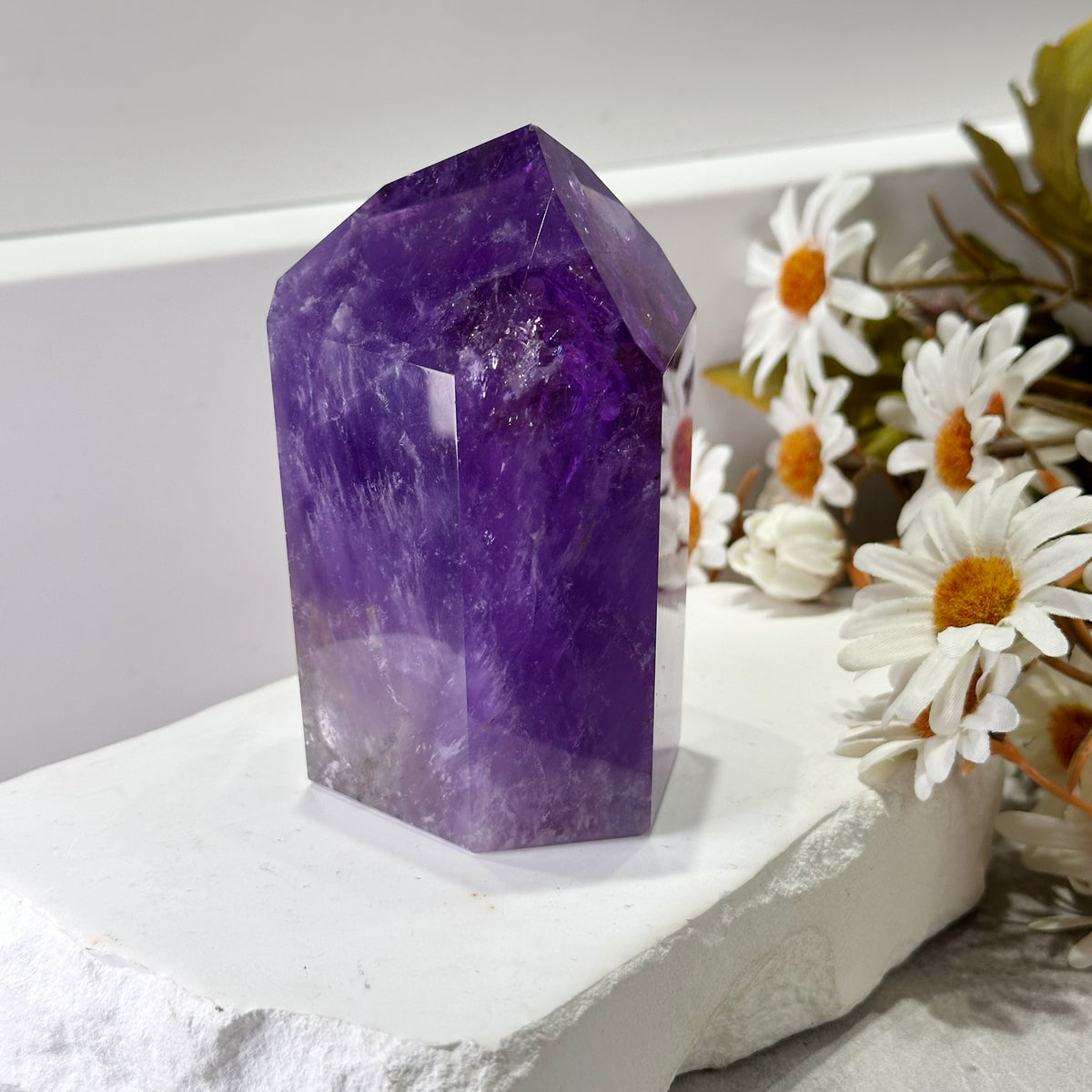 Ametrine Point Tower 紫黃晶柱 | 晶柱 crystal-point | 紋理特寫 texture detail