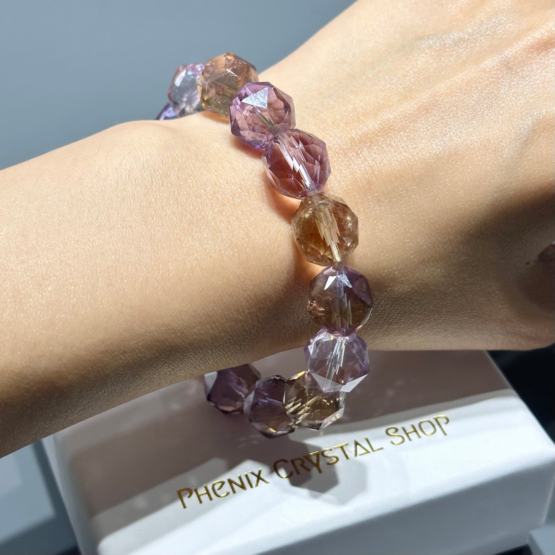 Ametrine Starcut 紫黃晶 | 星切水晶 star-cut-crystal | Additional angle