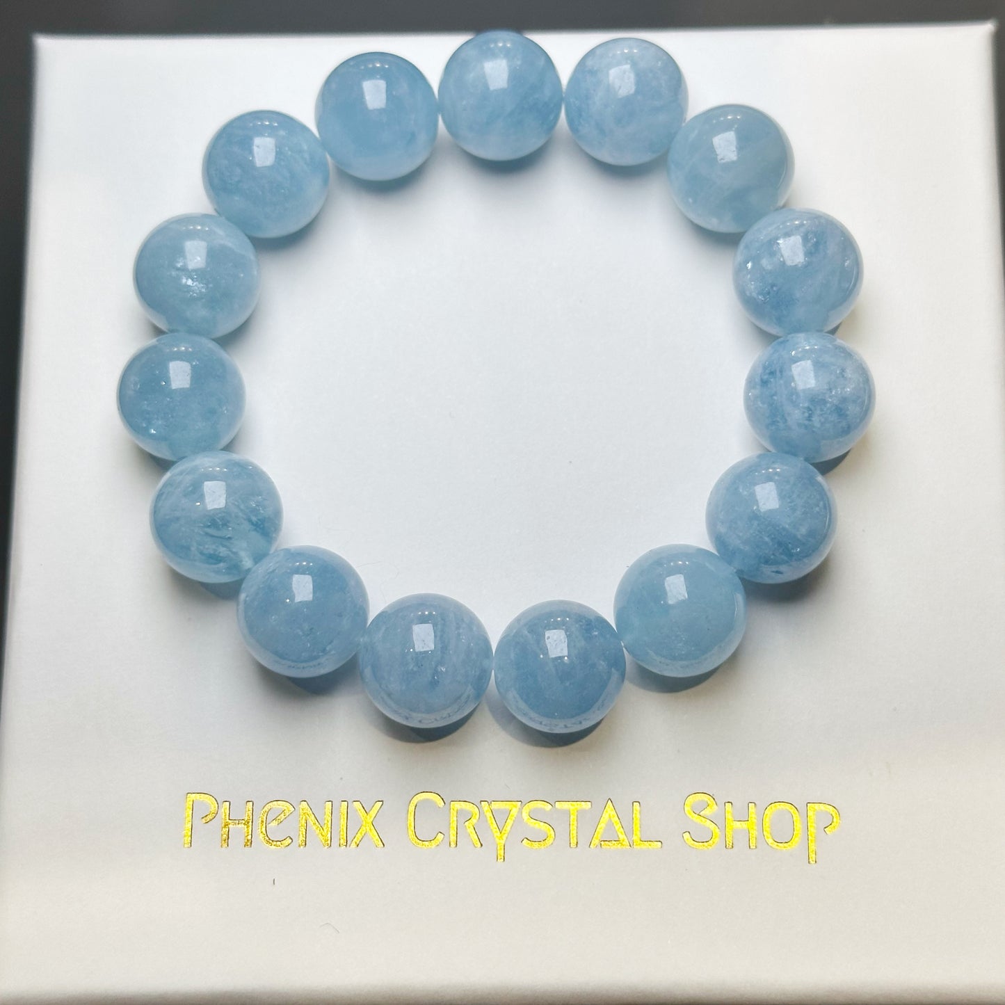 Aquamarine Bracelet 海藍寶手串 | 手串 bracelet | 細節特寫 close up detail