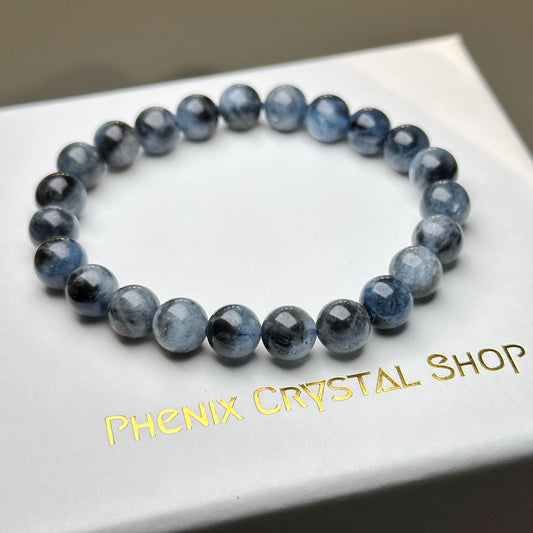 Aquamarine Bracelet 魔鬼海藍寶手串 | 手串 bracelet | 正面圖 front view