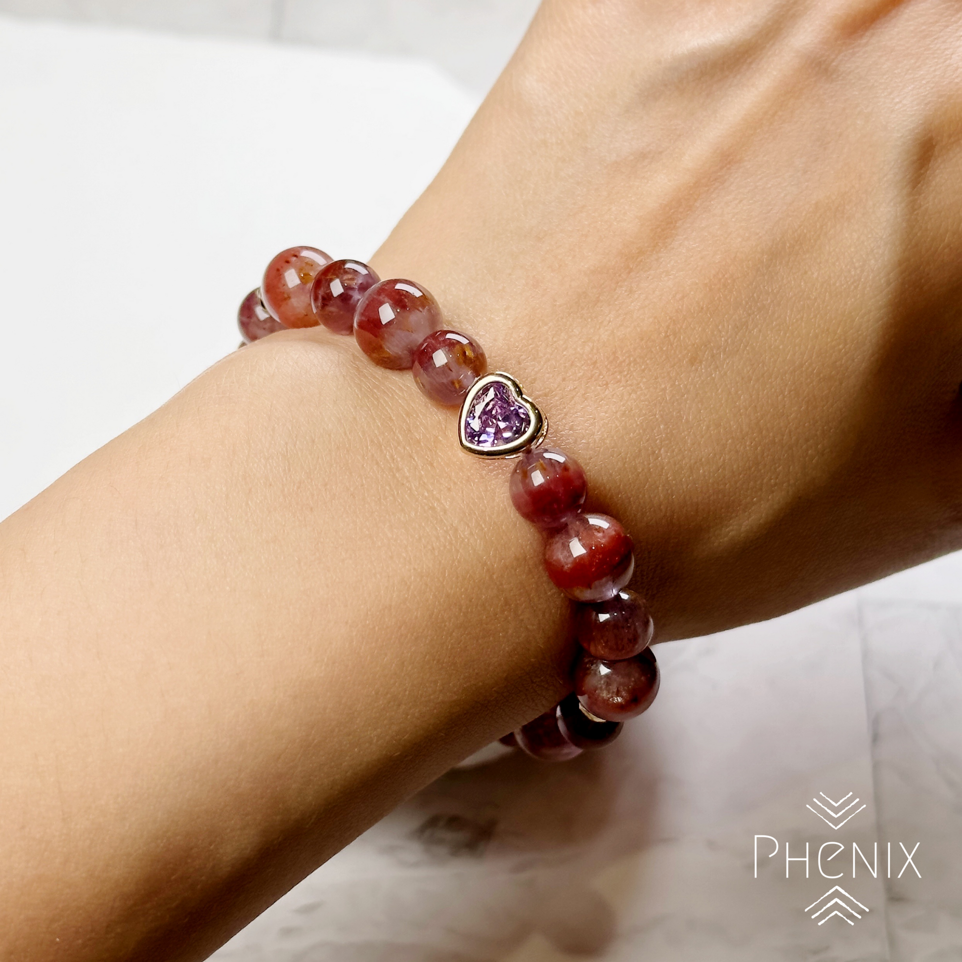 Auralite 極光23 | 原礦 raw-crystal | 紋理特寫 texture detail