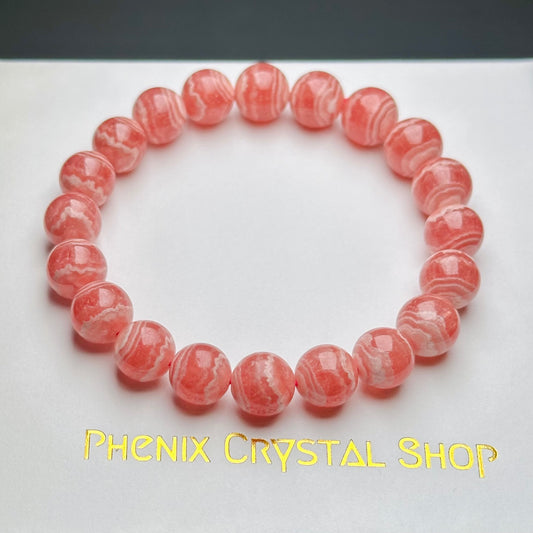 紅紋石蕾絲花紋手串 | 手串 bracelet | 正面圖 front view