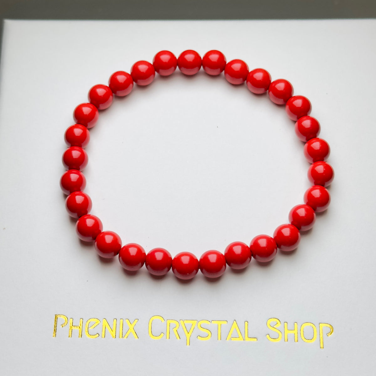 Cinnabar Bracelet 朱砂手串 6mm | 手串 bracelet | 細節特寫 close up detail