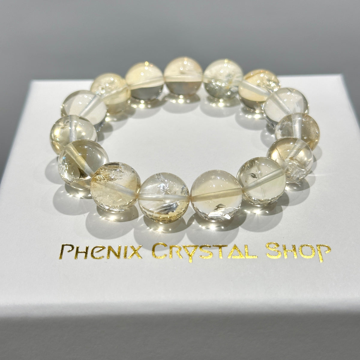 Citrine Bracelet 黃晶手串 | 手串 bracelet | 細節特寫 close up detail