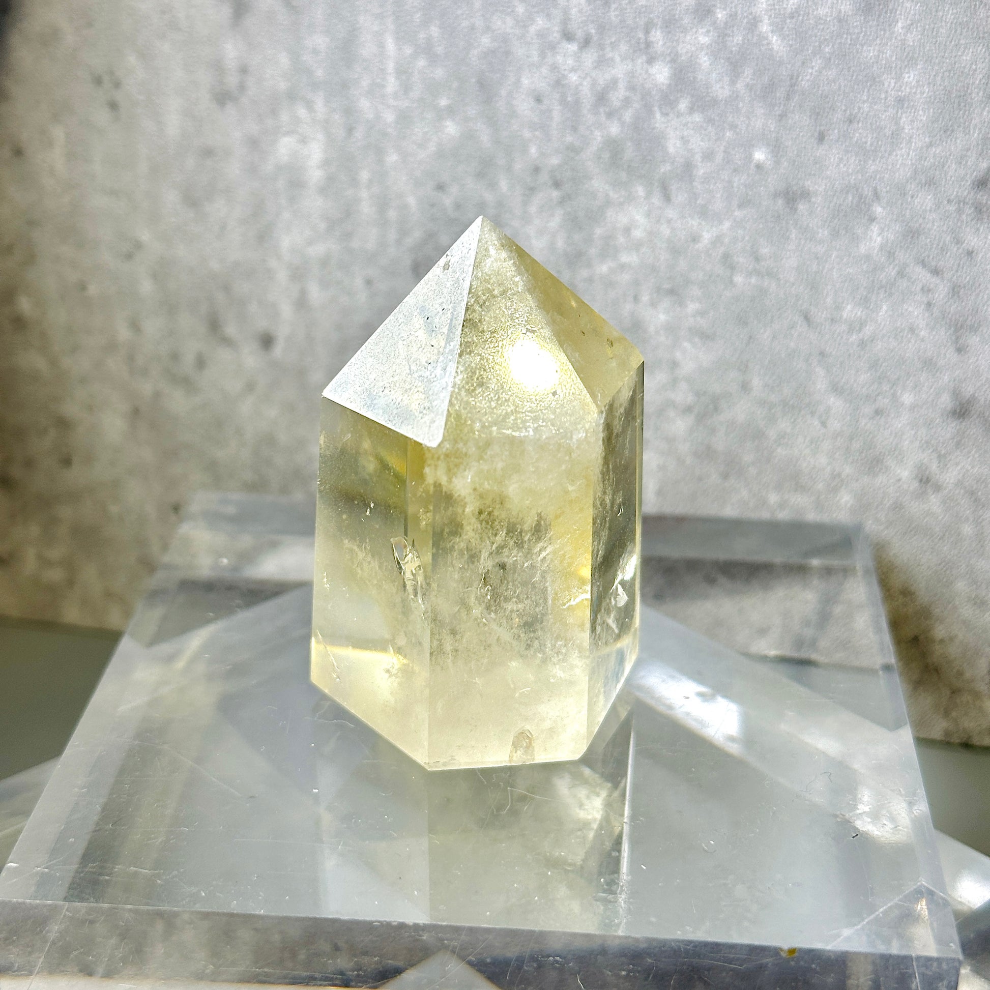 Citrine Point Tower 黃晶柱 02 | 晶柱 crystal-point | 細節特寫 close up detail