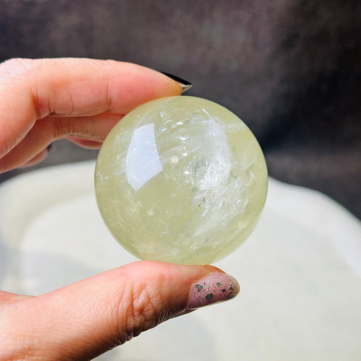Citrine Sphere 黃水晶球 | 水晶球 sphere | 細節特寫 close up detail