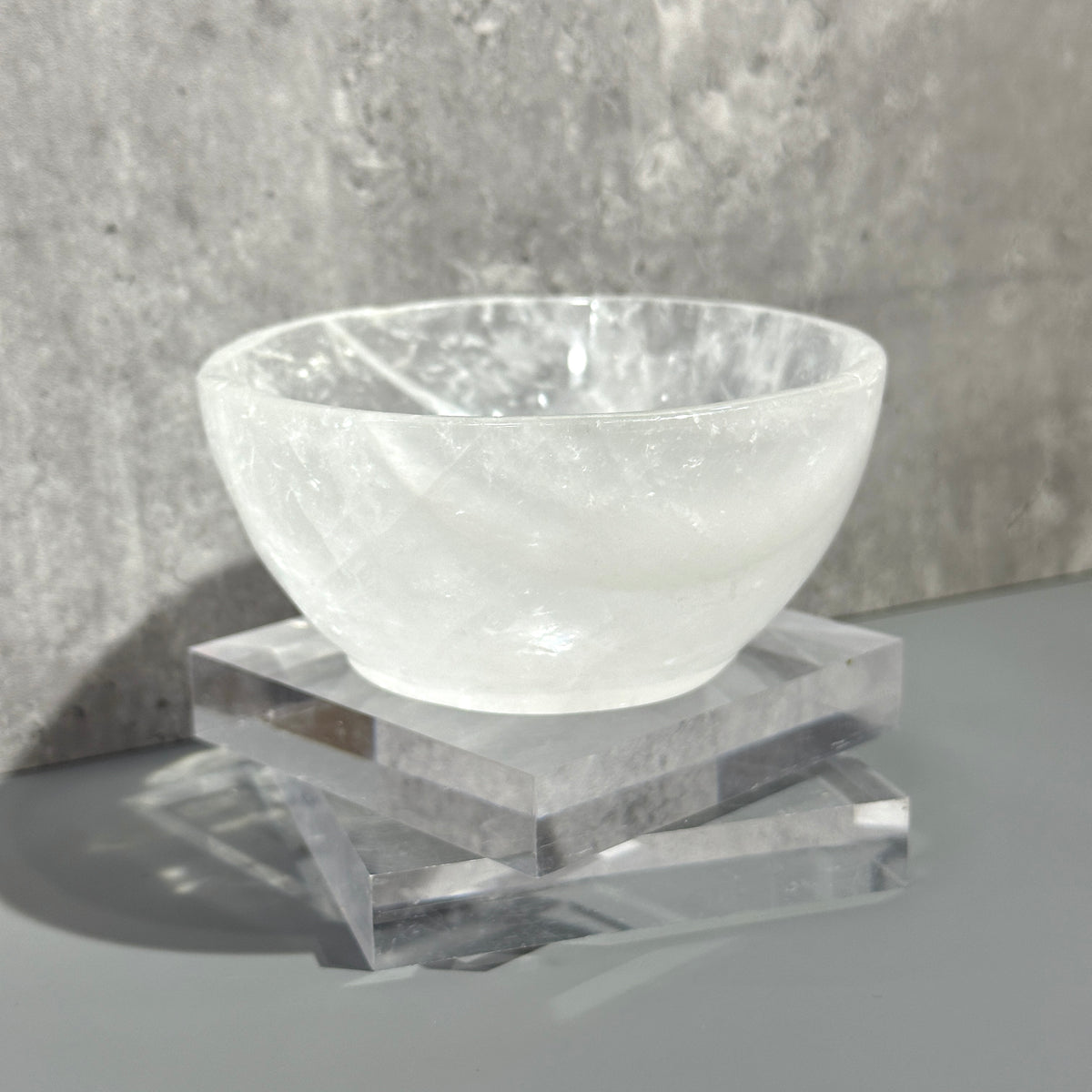 Clear Quartz Bowl 白水晶碗 | 碗 bowl | 紋理特寫 texture detail