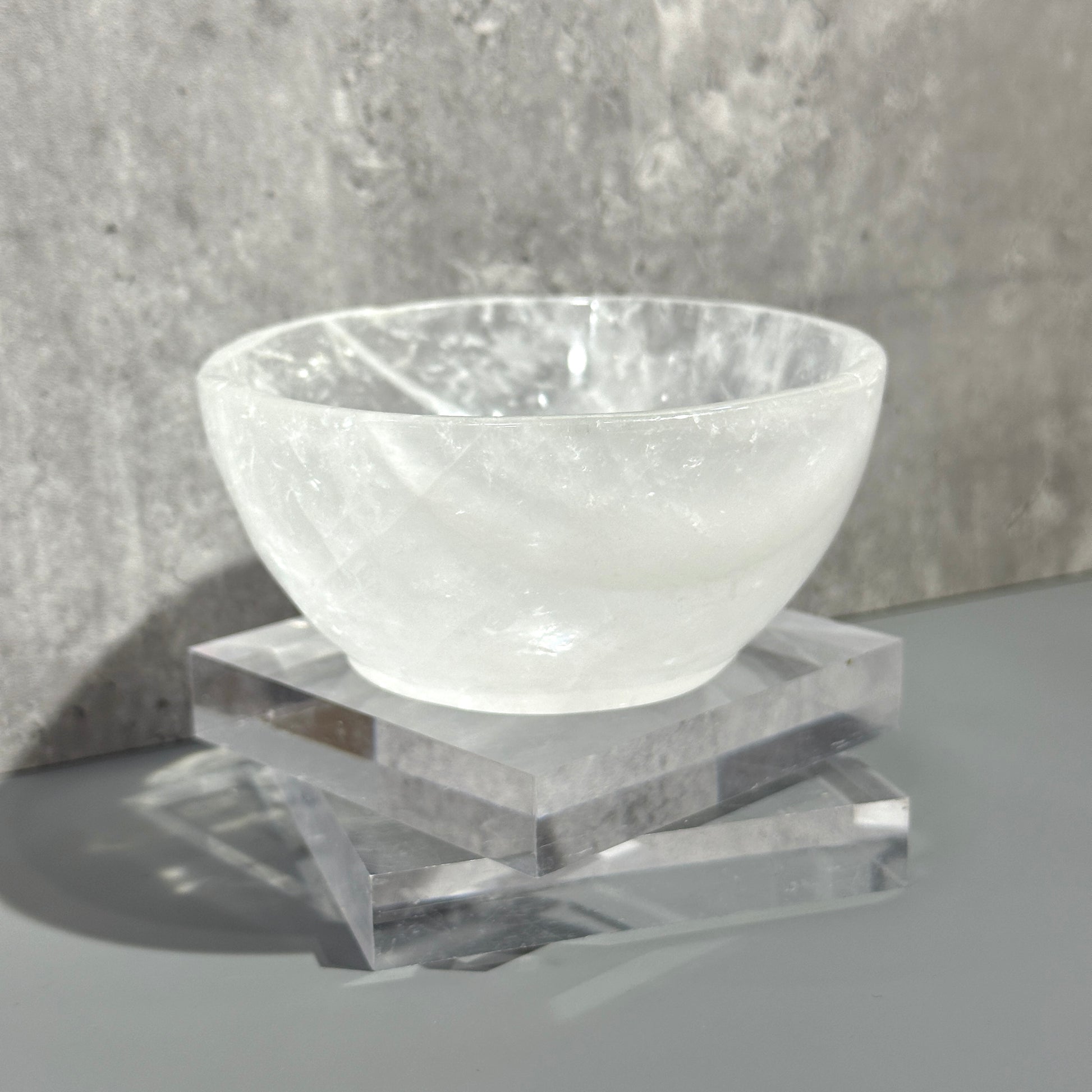 Clear Quartz Bowl 白水晶碗 | 碗 bowl | 紋理特寫 texture detail