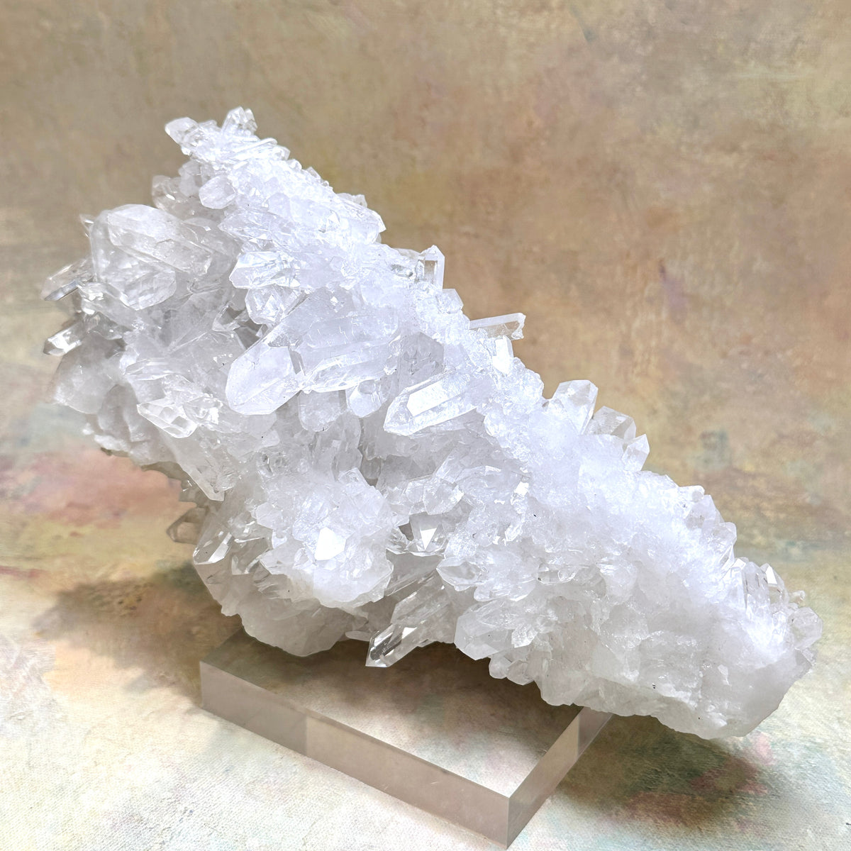 Clear Quartz Cluster 白水晶簇 | 晶簇 cluster | 紋理特寫 texture detail