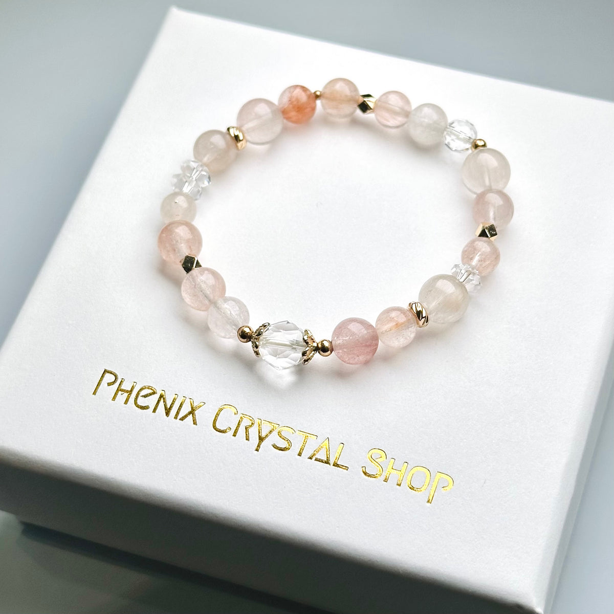 Design Rabbit Hair Quartz 兔毛設計手串 | 手串 bracelet | 細節特寫 close up detail