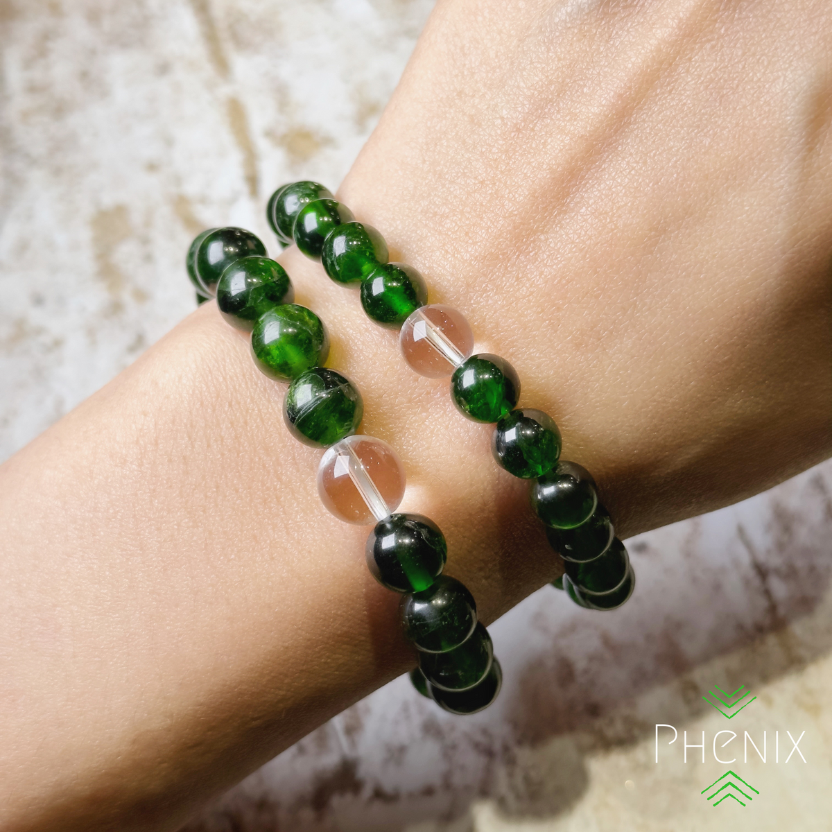 綠透輝石 Diopside | 原礦 raw-crystal | 紋理特寫 texture detail