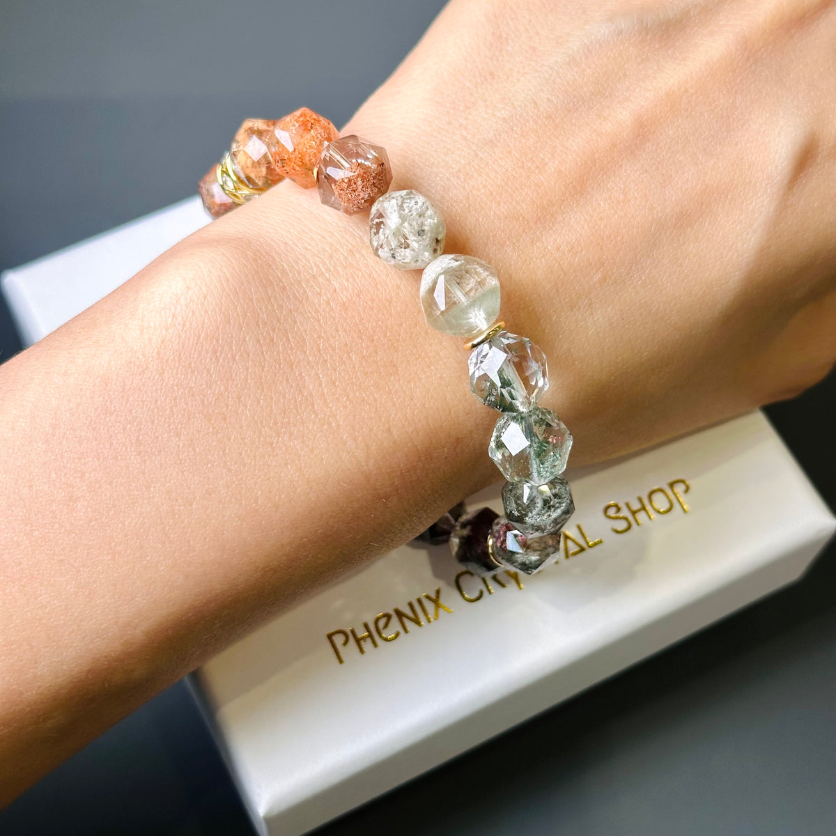 Garden Phantom 彩幽靈starcut | 星切水晶 star-cut-crystal | Additional angle