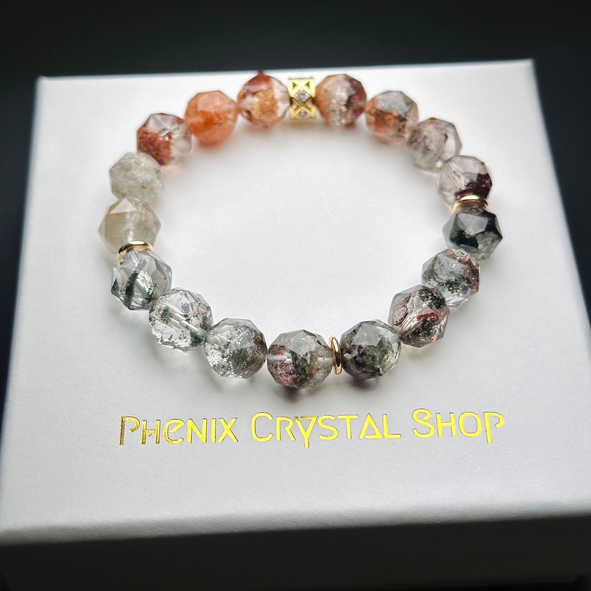 Garden Phantom 彩幽靈starcut | 星切水晶 star-cut-crystal | 側面角度 side angle