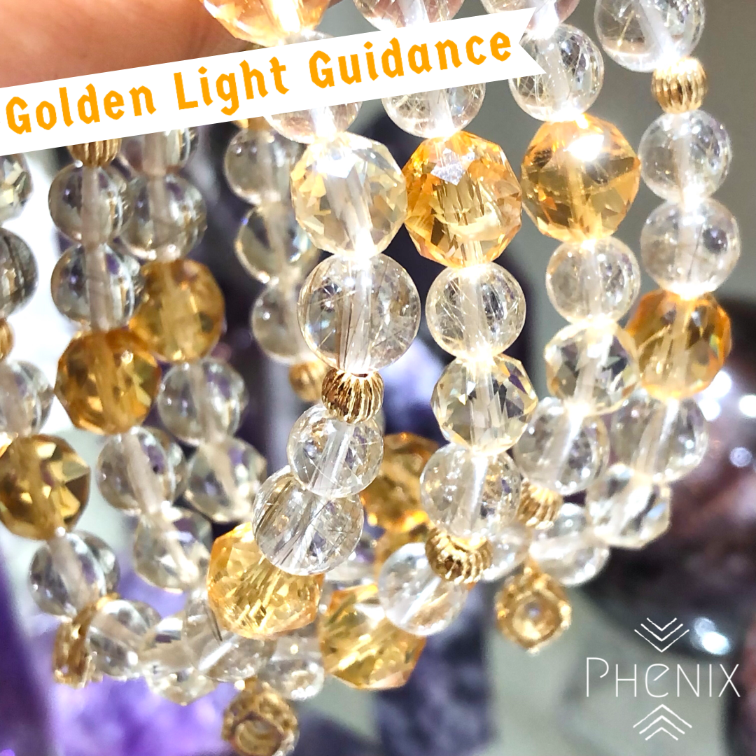 Golden Light Guidance Bracelet | 手串 bracelet | 細節特寫 close up detail