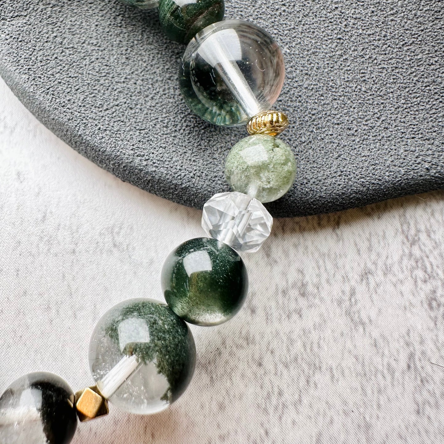 Green Phantom Design Bracelet 綠幽靈設計款手串 | 手串 bracelet | Additional angle