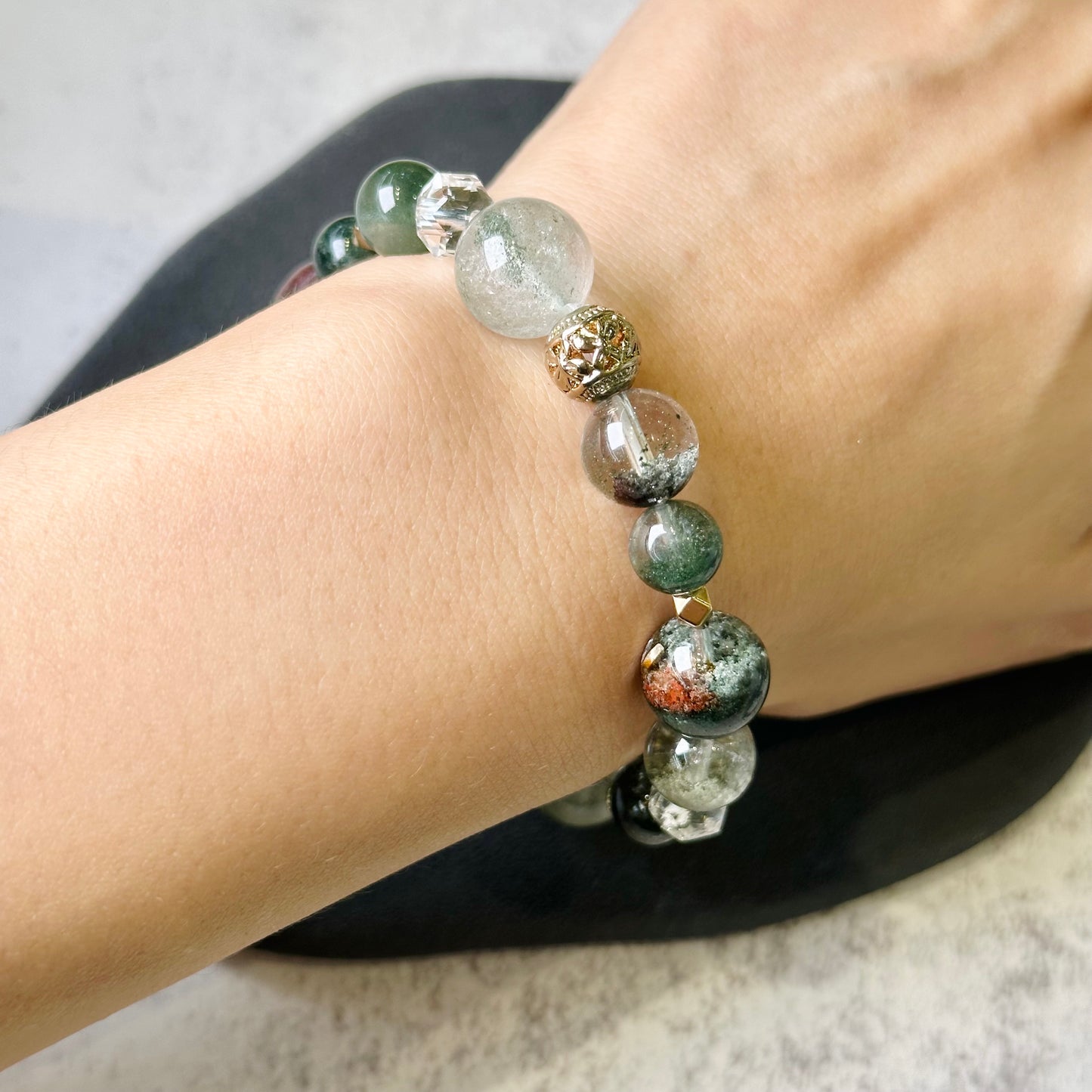 Green Phantom Design Bracelet 綠幽靈設計款手串 | 手串 bracelet | Additional angle