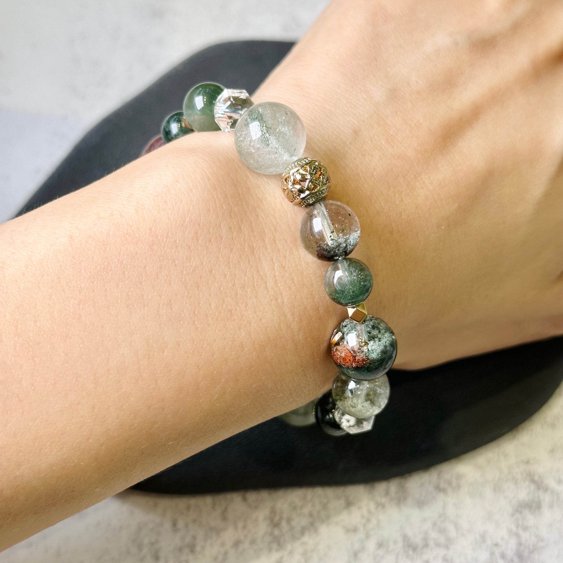 Green Phantom Design Bracelet 綠幽靈設計款手串 | 手串 bracelet | Additional angle
