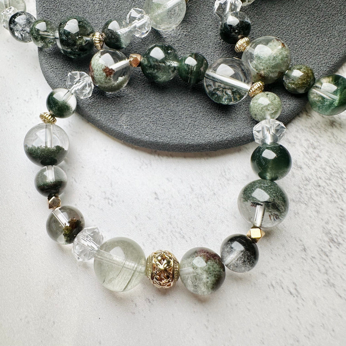 Green Phantom Design Bracelet 綠幽靈設計款手串 | 手串 bracelet | Additional angle