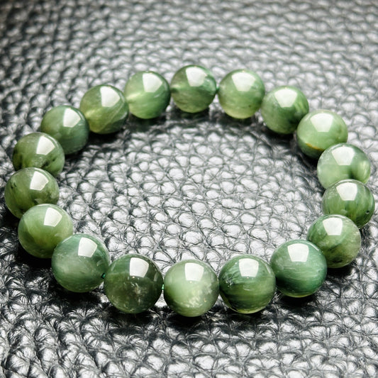 Green Rutilated Quartz Bracelet 綠髮晶 手串 03 | 手串 bracelet | 正面圖 front view