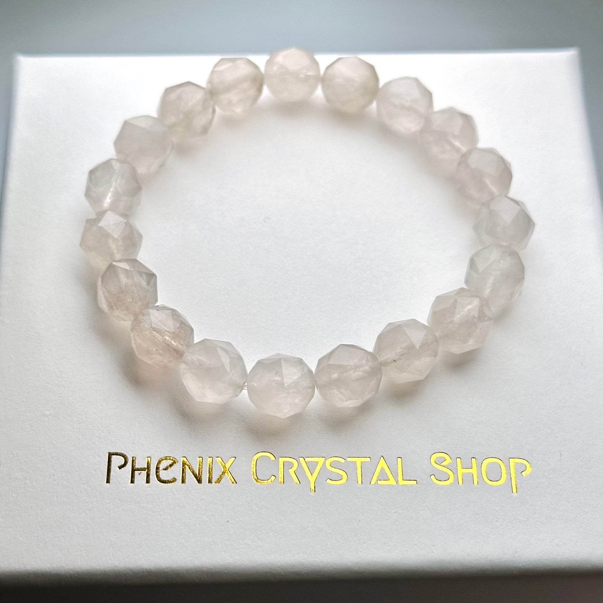Grey Rabbit Hair Quartz 灰兔毛手串 | 手串 bracelet | 細節特寫 close up detail