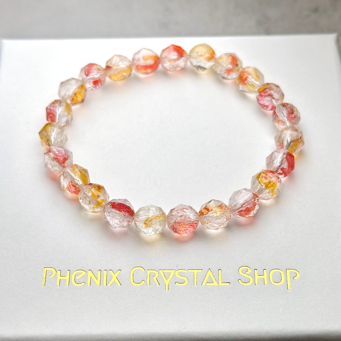 Hematoid Starcut 錦鯉膠花水晶 | 星切水晶 star-cut-crystal | Additional angle