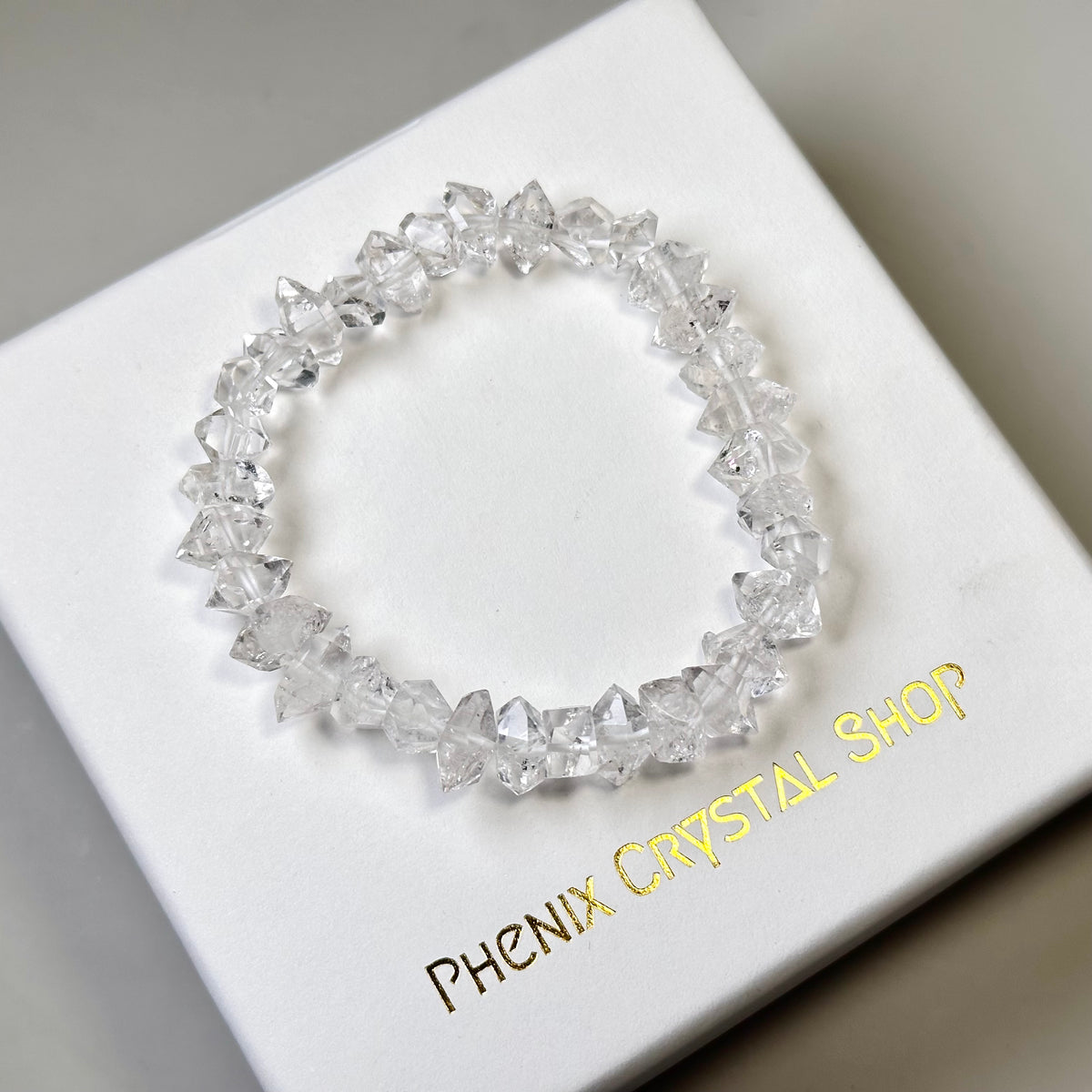 閃靈鑽 Herkimer Diamond (HK04) | 原礦 raw-crystal | 細節特寫 close up detail