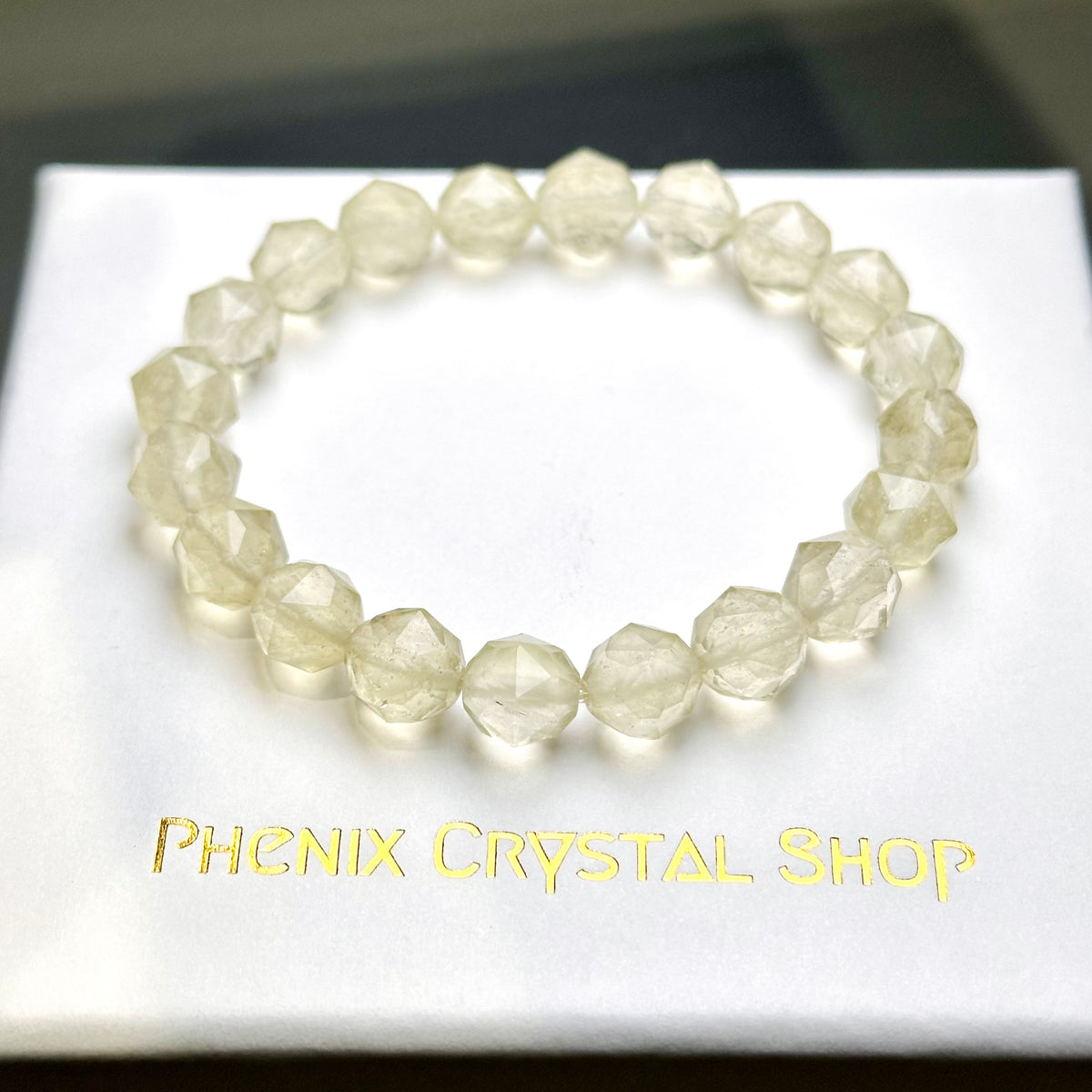 Libyan Gold Tektite Bracelet 利比亞黃金隕石手串 | 手串 bracelet | 細節特寫 close up detail