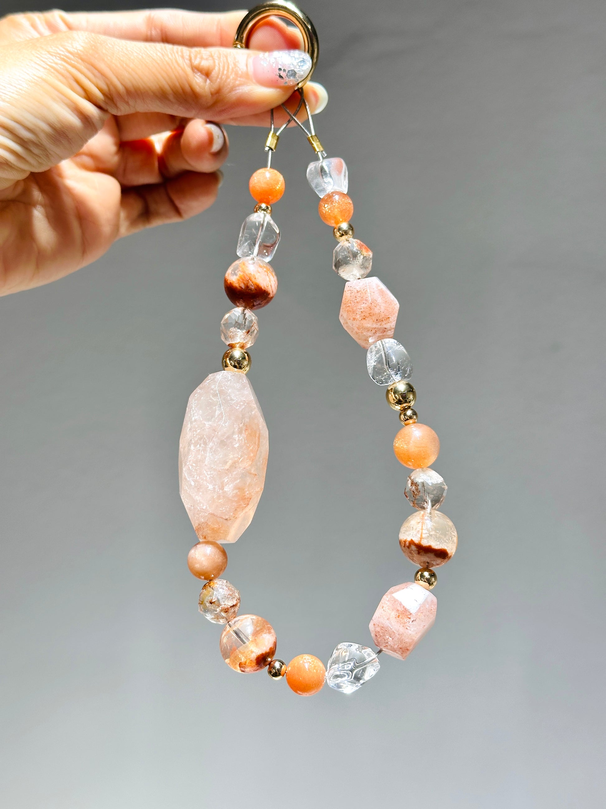 Phone Strap - Energetic Orange 電話繩 | 電話繩 phone-strap | 正面圖 front view