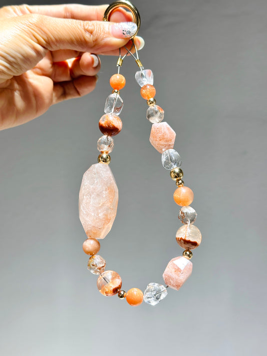 Phone Strap - Energetic Orange 電話繩 | 電話繩 phone-strap | 正面圖 front view