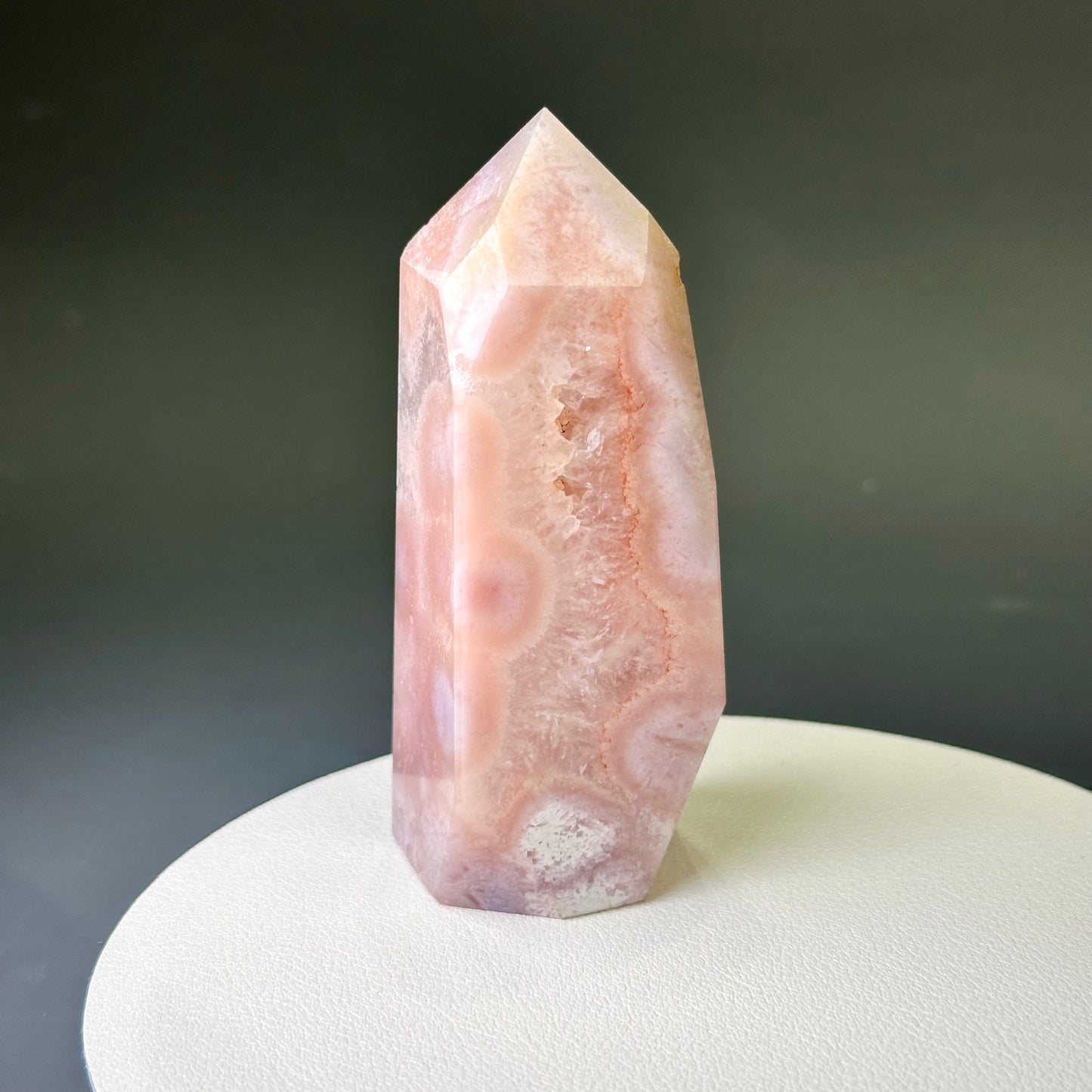 Pink Amethyst Point Tower 粉紅紫晶柱 | 晶柱 crystal-point | 細節特寫 close up detail