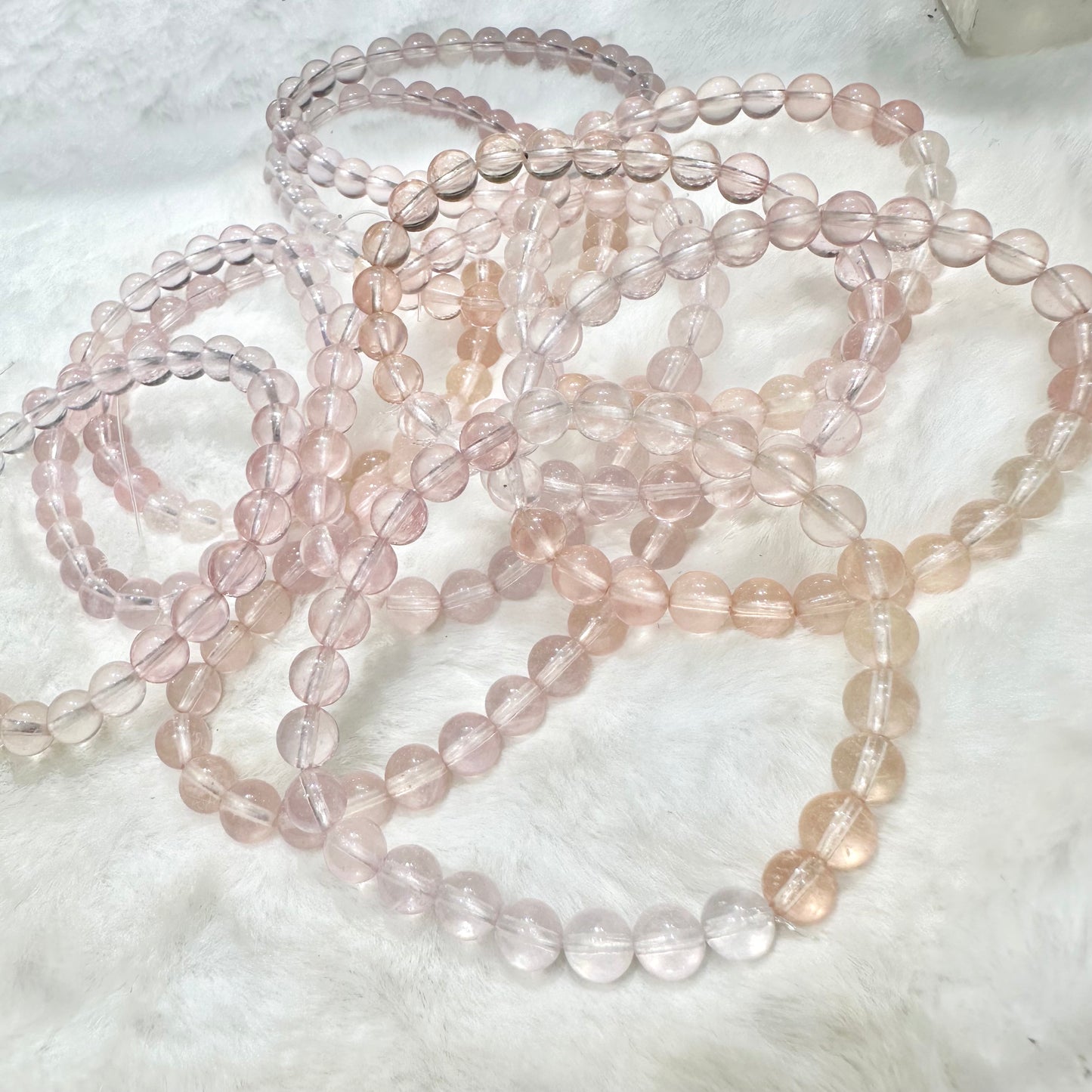 Pink Morganite 粉紅摩根石 | 原礦 raw-crystal | 細節特寫 close up detail