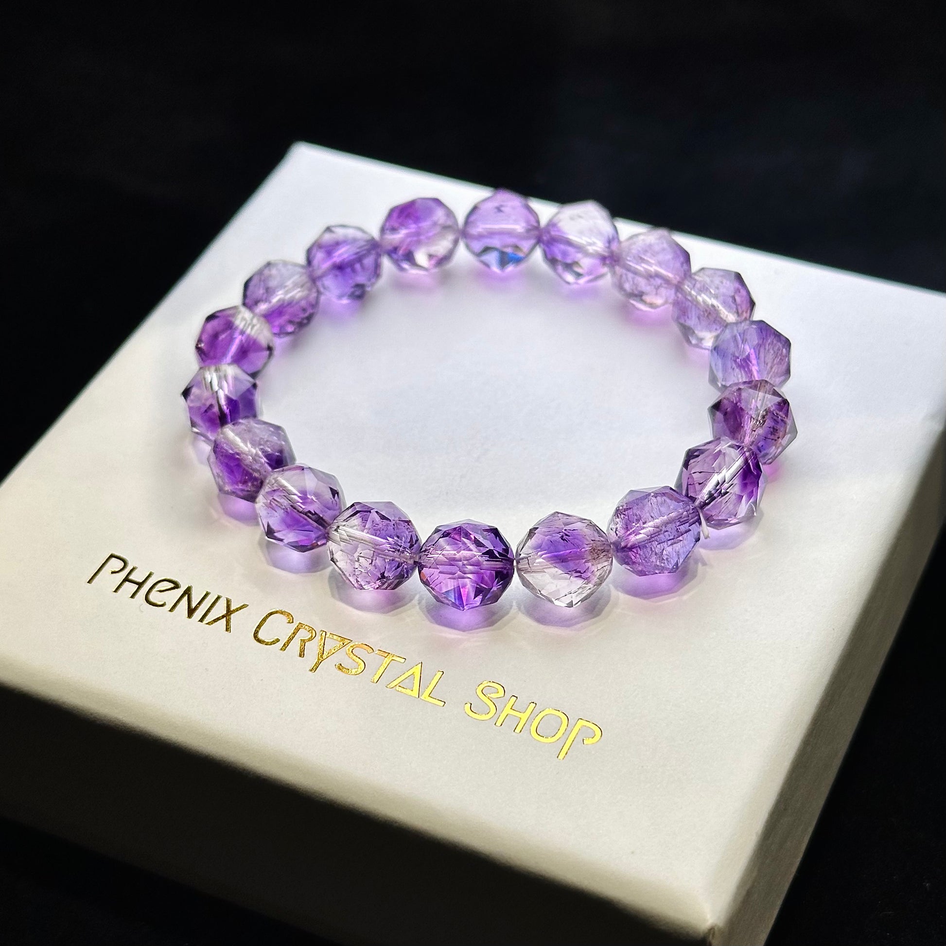 Purple Super Seven Starcut紫超級七手串 | 手串 bracelet | 細節特寫 close up detail