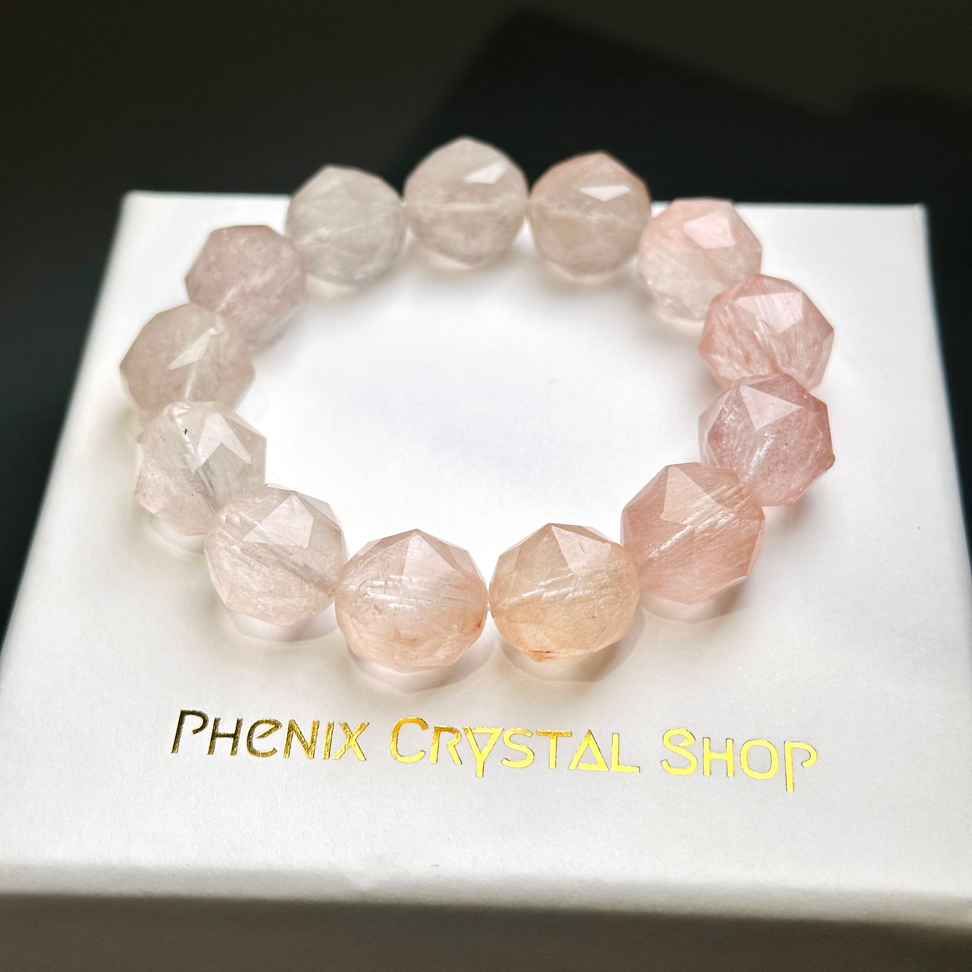 Rabbit-Hair Rutilated Quartz 兔毛水晶 | 原礦 raw-crystal | 整體圖 full piece view