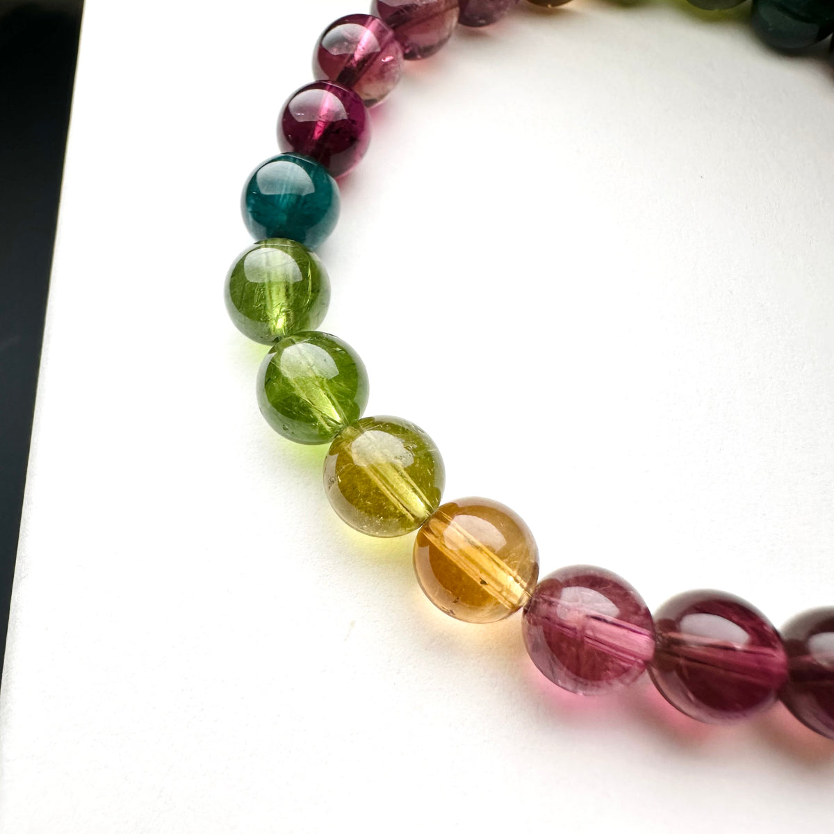 Rainbow Tourmaline 彩虹碧璽 | 原礦 raw-crystal | Additional angle
