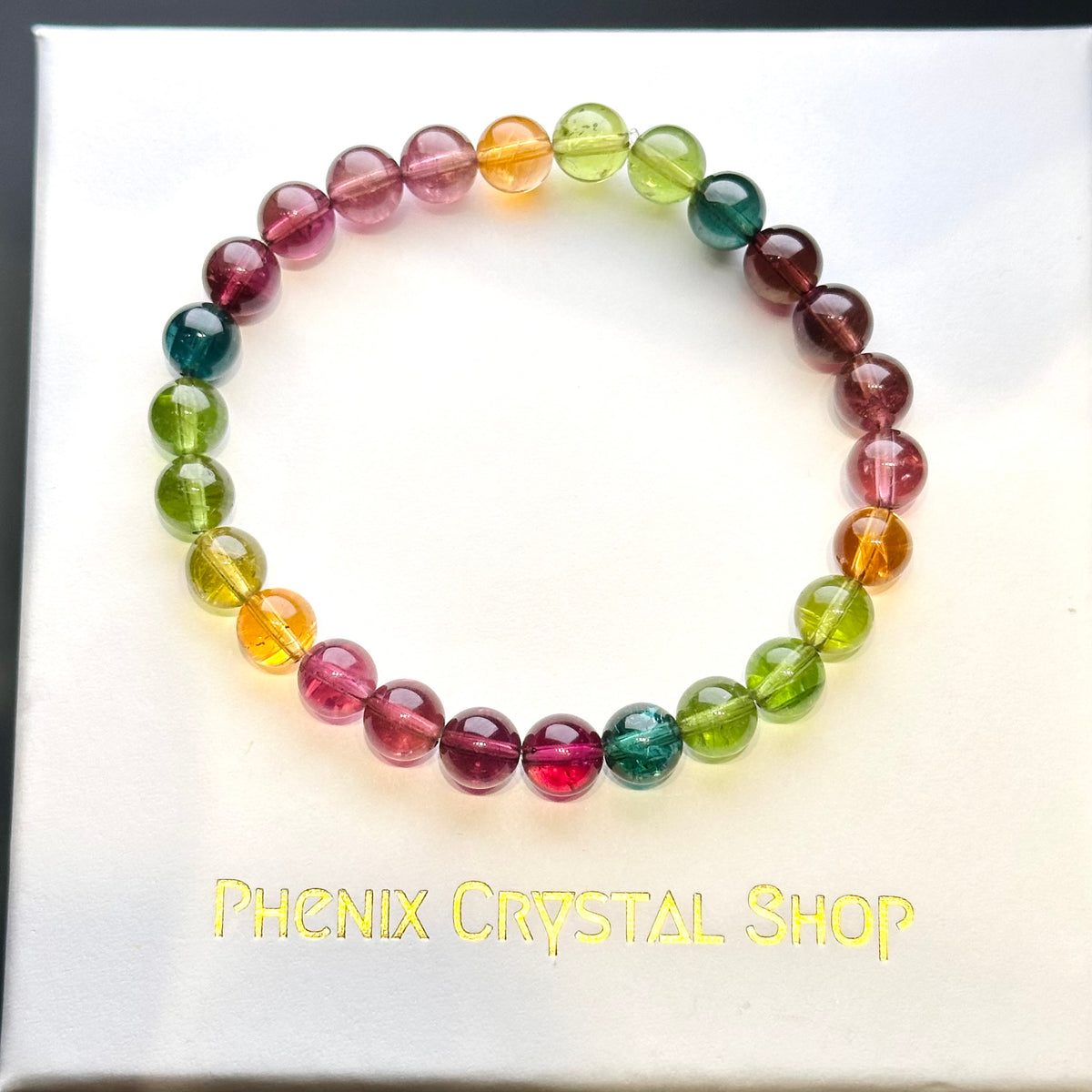 Rainbow Tourmaline 彩虹碧璽 | 原礦 raw-crystal | 細節特寫 close up detail
