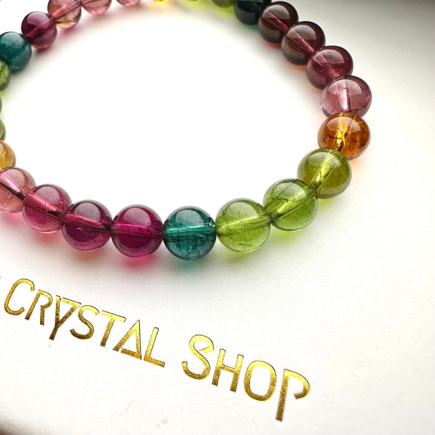 Rainbow Tourmaline 彩虹碧璽 | 原礦 raw-crystal | 紋理特寫 texture detail