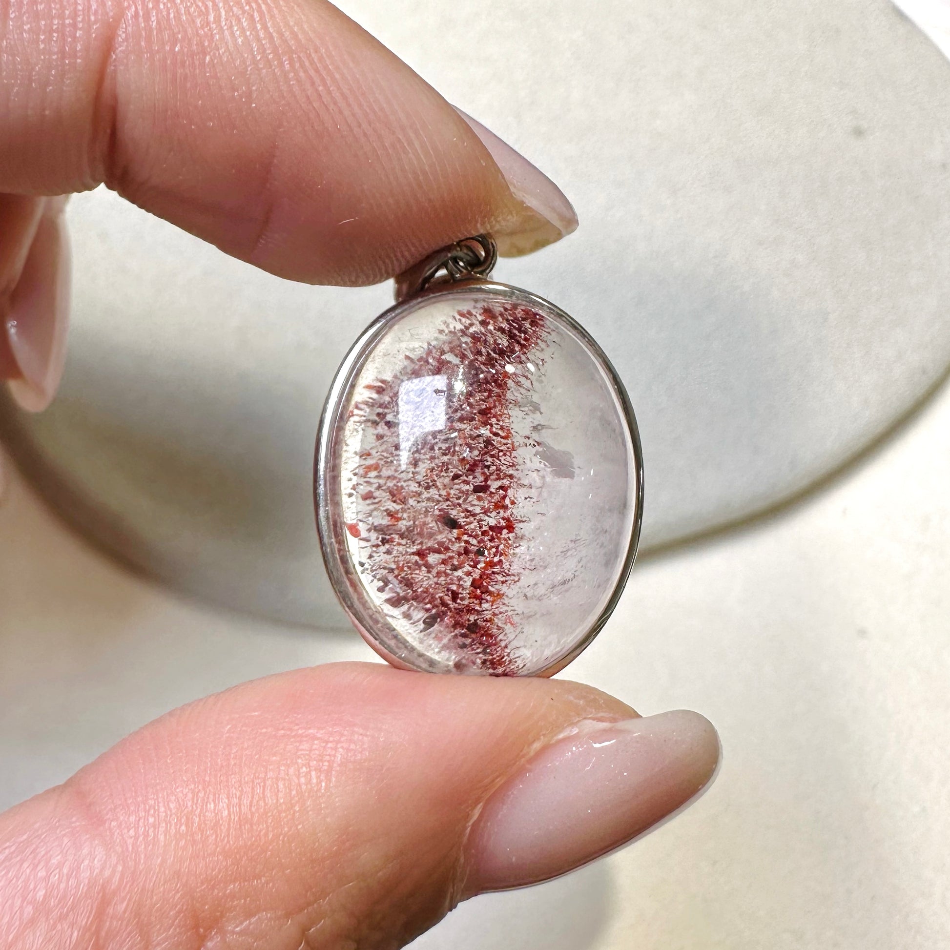 Red Super Seven Pendant 紅超七吊墜 | 吊墜 pendant | 正面圖 front view