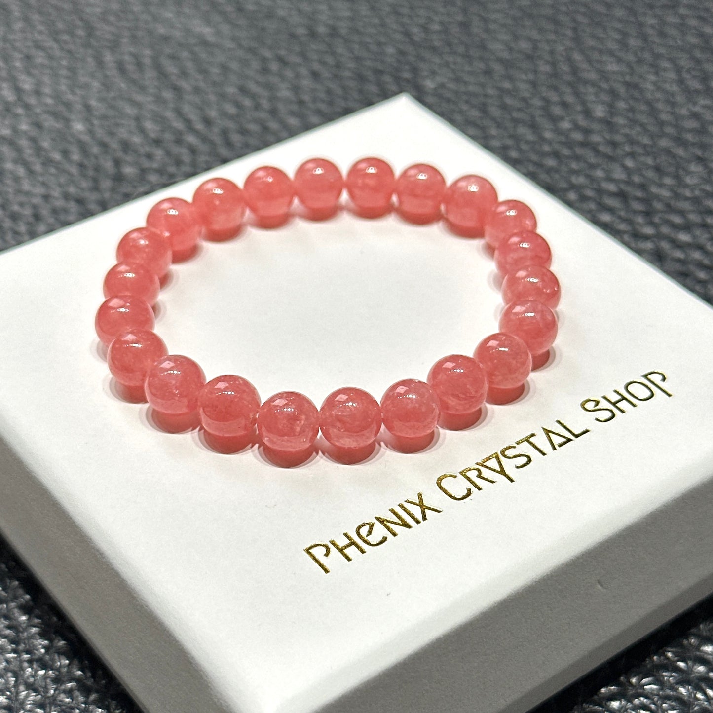 Rhodochrosite 冰種紅紋石 | 原礦 raw-crystal | 紋理特寫 texture detail
