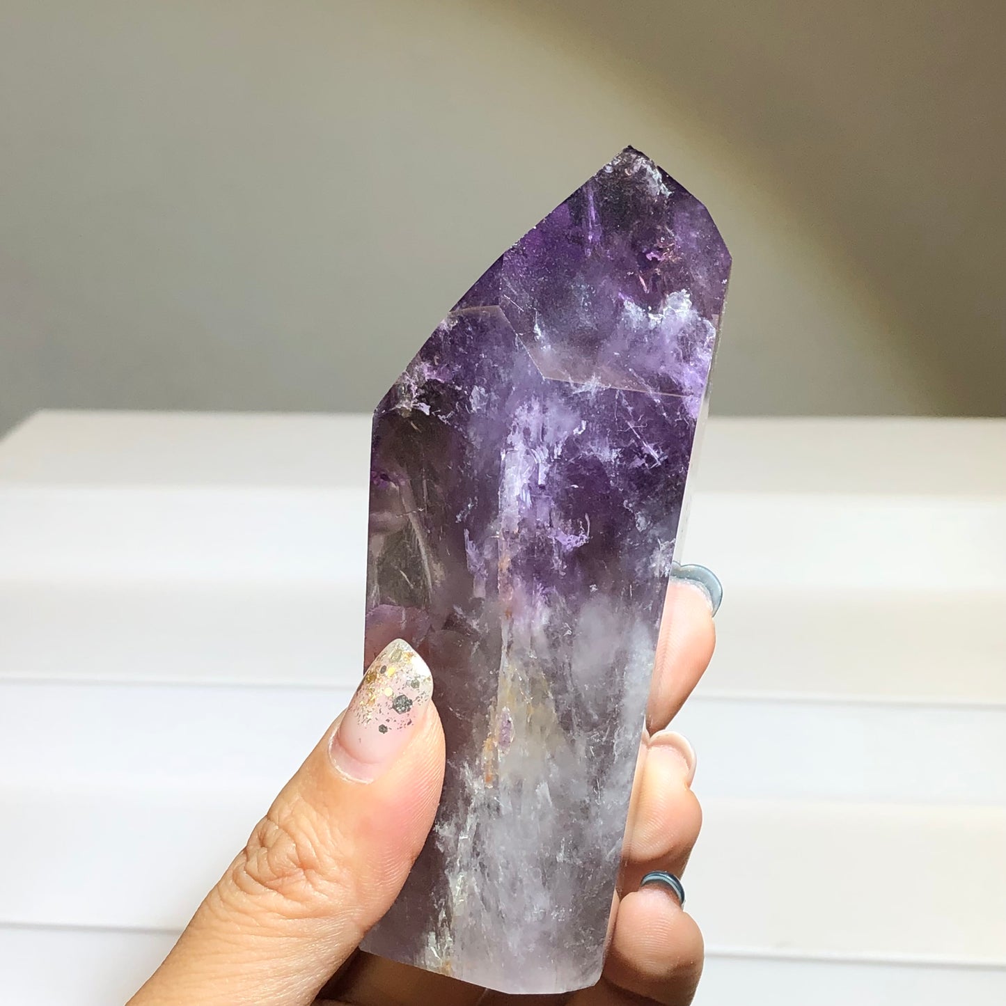 Royal Amethyst Point Tower 皇家紫晶柱 | 晶柱 crystal-point | 細節特寫 close up detail
