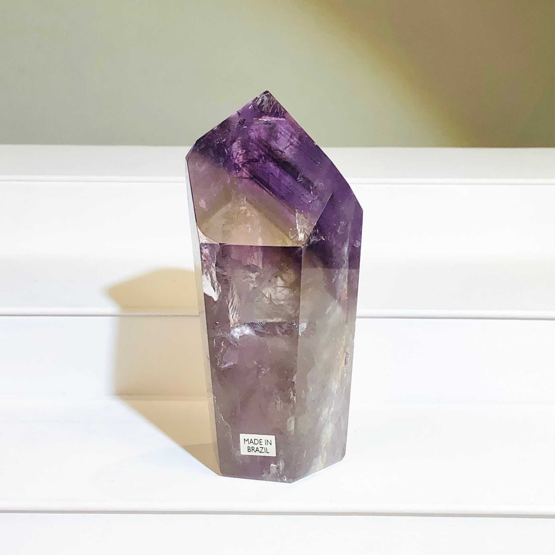 Royal Amethyst Point Tower 皇家紫晶柱 | 晶柱 crystal-point | 整體圖 full piece view