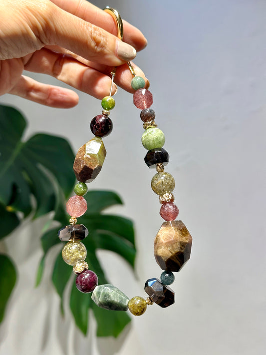 Secret Garden Phone Strap 秘密花園電話繩 | 電話繩 phone-strap | 正面圖 front view