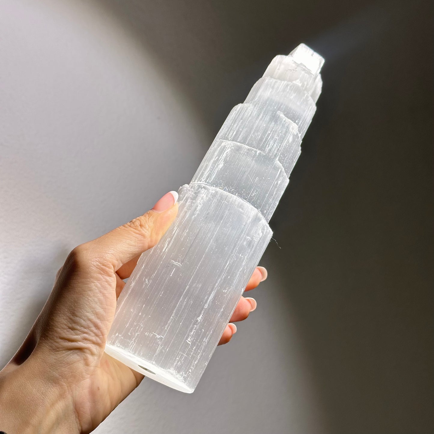 Selenite Tower(L) 透石膏柱(大) | 晶柱 crystal-point | 細節特寫 close up detail