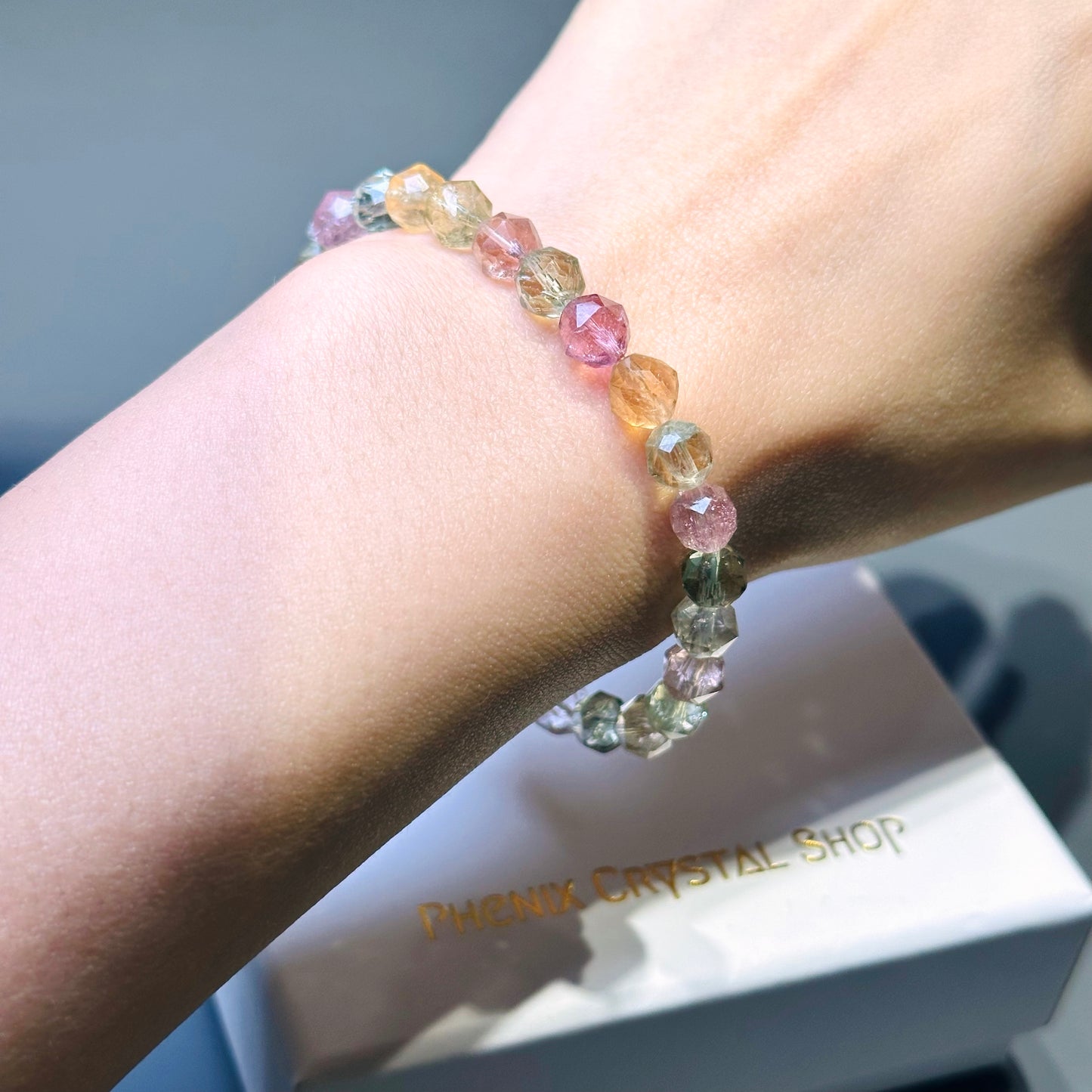Starcut Candy Tourmaline 星切糖果碧璽 | 星切水晶 star-cut-crystal | 細節特寫 close up detail