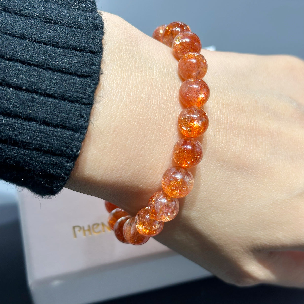 Sunstone Bracelet 金太陽手串 | 手串 bracelet | 整體圖 full piece view