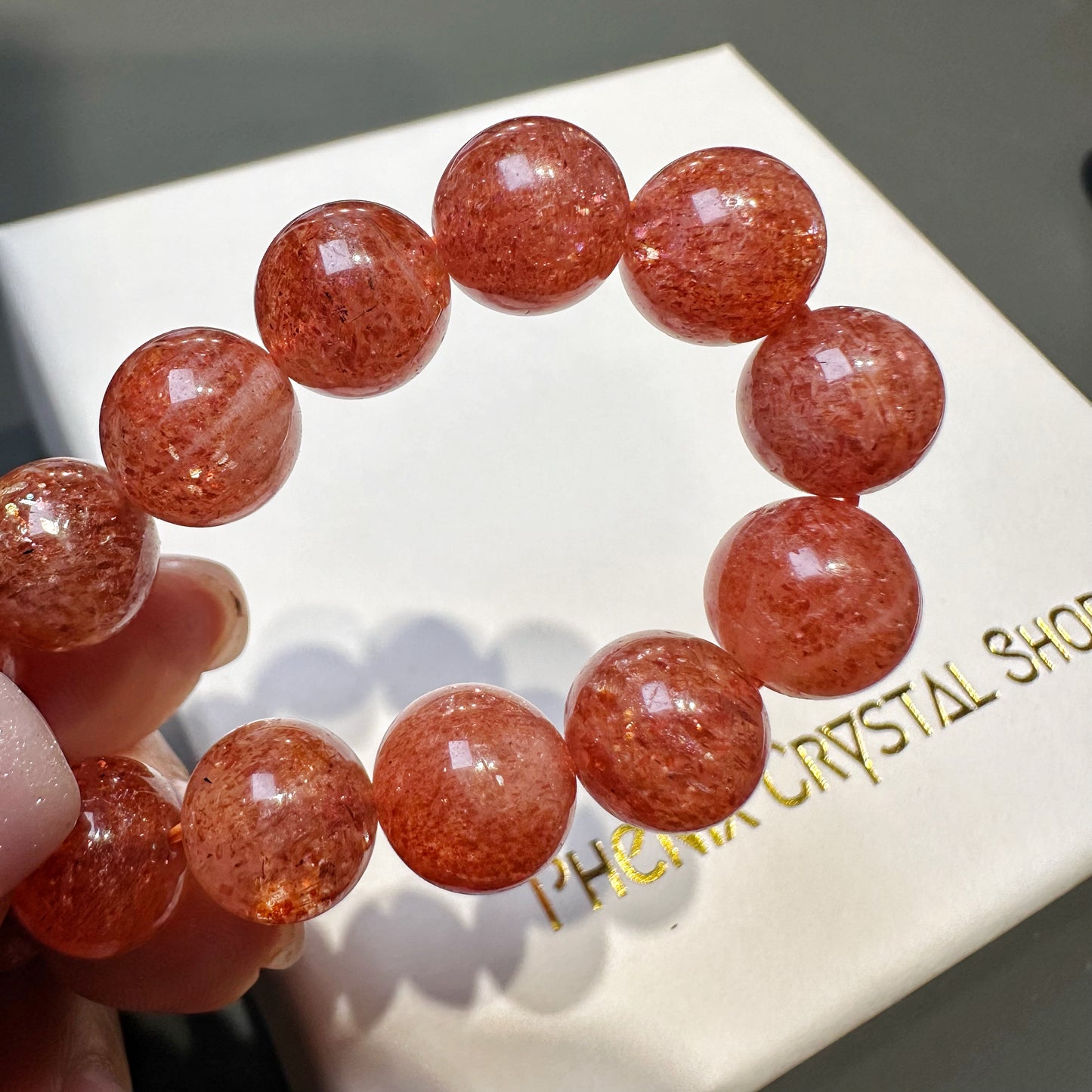Sunstone Bracelet 金太陽手串 | 手串 bracelet | 細節特寫 close up detail