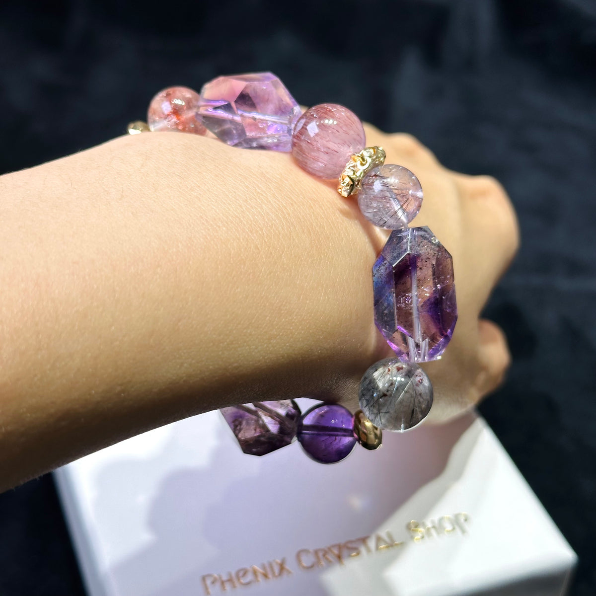Super Seven 超級七設計款手串 | 手串 bracelet | 整體圖 full piece view