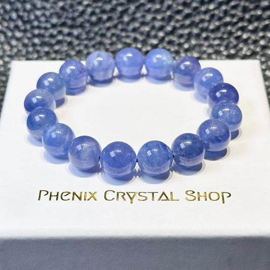 Tanzanite 坦桑石 | 原礦 raw-crystal | 正面圖 front view
