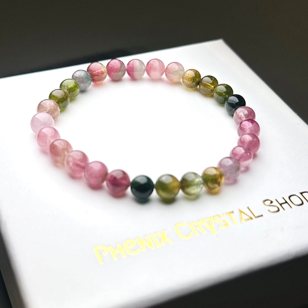 Watermelon Tourmaline 西瓜碧璽 | 原礦 raw-crystal | 正面圖 front view