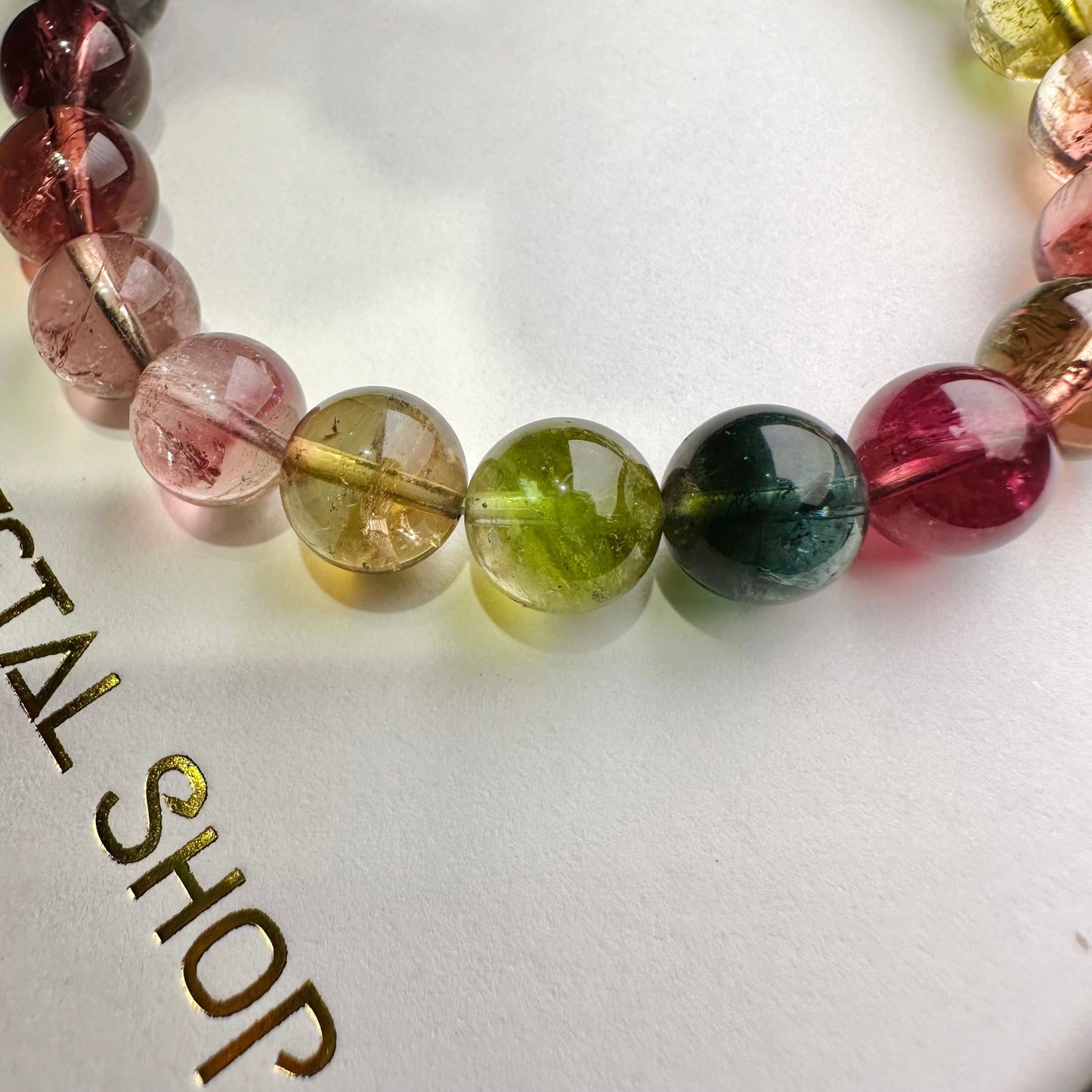 Watermelon Tourmaline 彩色西瓜碧璽 | 原礦 raw-crystal | 紋理特寫 texture detail